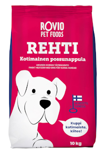 Rehti koiran kuivaruoka 10kg possu