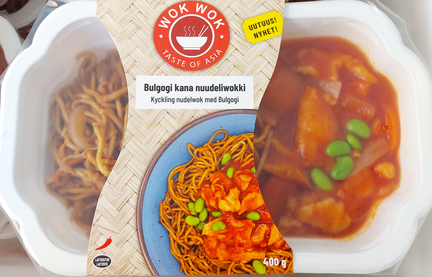 Wok Wok korealainen bulgogi kana nuudeliwokki 400g
