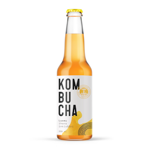 Roihuvuoren Kombucha ihana inkivääri 0,33l luomu