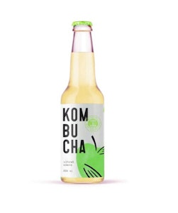 Roihuvuoren Kombucha vihreä omena 0,33l luomu