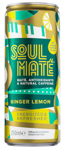 Soul Mate matejuoma ginger-lemon hiilihapollinen 0,25l