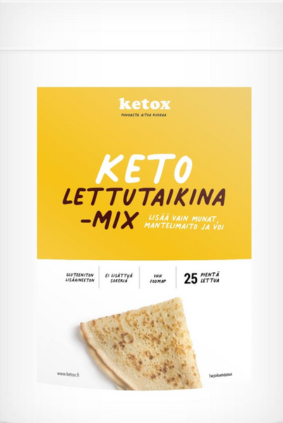 Ketox lettutaikina mix 255g gluteeniton | K-Ruoka Verkkokauppa