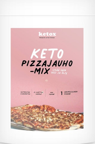 Ketox pizzajauho mix 250g gluteeniton