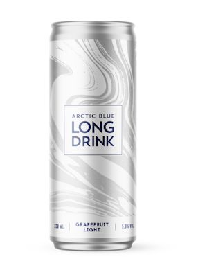 Arctic Blue Long Drink Light Grapefruit 5,0% 0,33 l