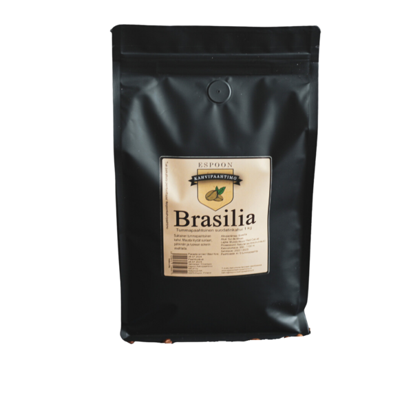 Espoon kahvipaahtimo Brasilia 1kg suodatinjauhettu kahvi
