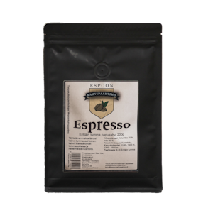 Espoon kahvipaahtimo Espresso 200g papu