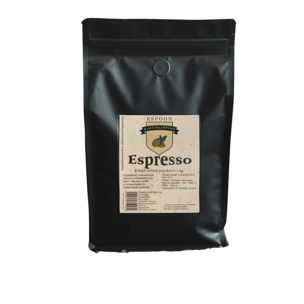 Espoon kahvipaahtimo Espresso 1kg papu