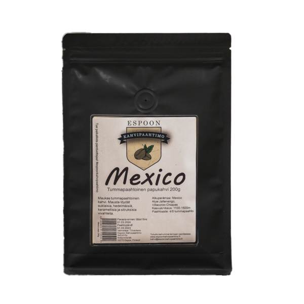Espoon kahvipaahtimo Mexico 200g papu