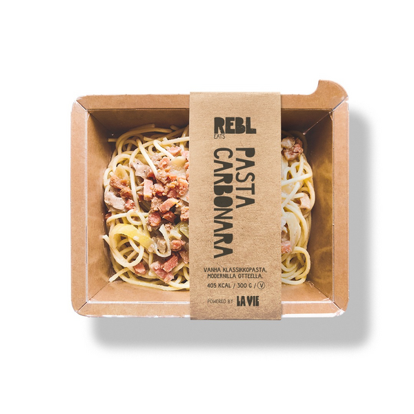 Rebl Eats Pasta carbonara 300g KRuoka Verkkokauppa