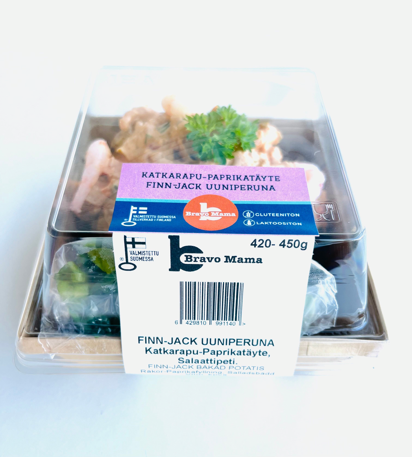 Bravo Mama Finn-Jack katkarapu-paprikatäyte salaattipeti 420-450g