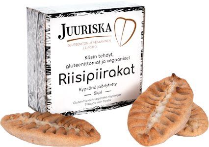 Juuriska riisipiirakka 5kpl/ltk gton pakaste