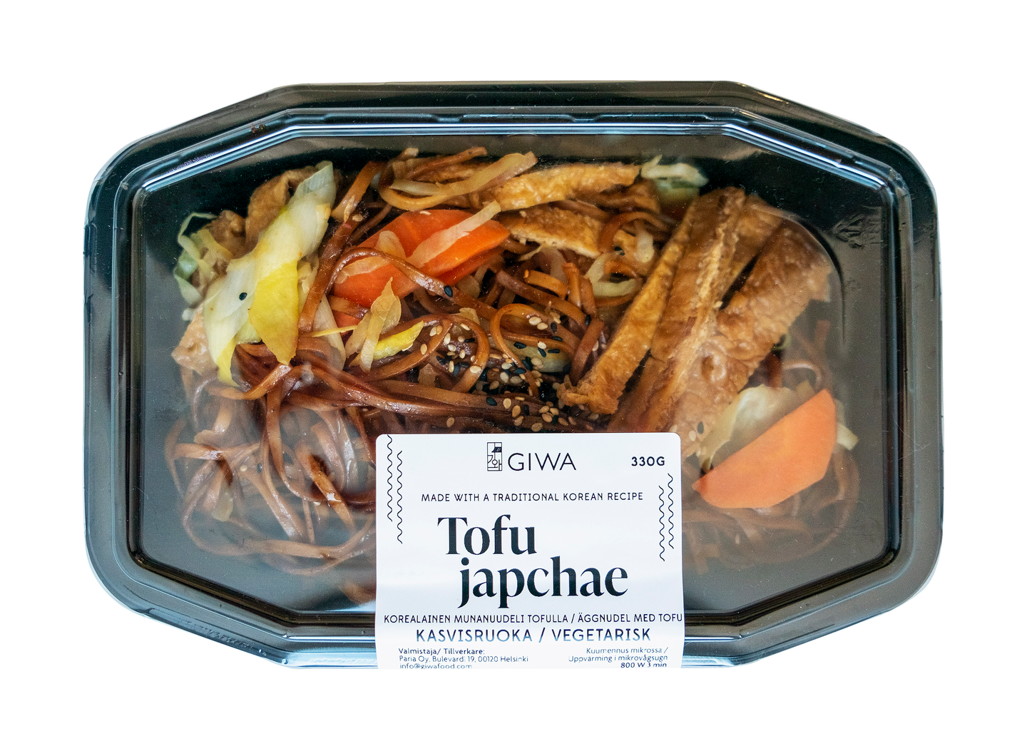 Giwa Tofu japchae Korealainen munanuudeli tofulla 330g | K-Ruoka  Verkkokauppa