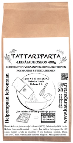 Tattariparta leipäjauhoseos 400g gluteeniton