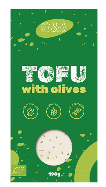 Siili Tofu 190g Oliivi