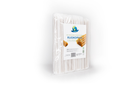 SaveGaia biohajoava ruokopilli yksittäispakattu 6x210mm 100kpl