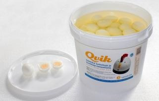 Satamuna Qvik keitetty ja kuorittu kananmuna 5,4kg/3kg