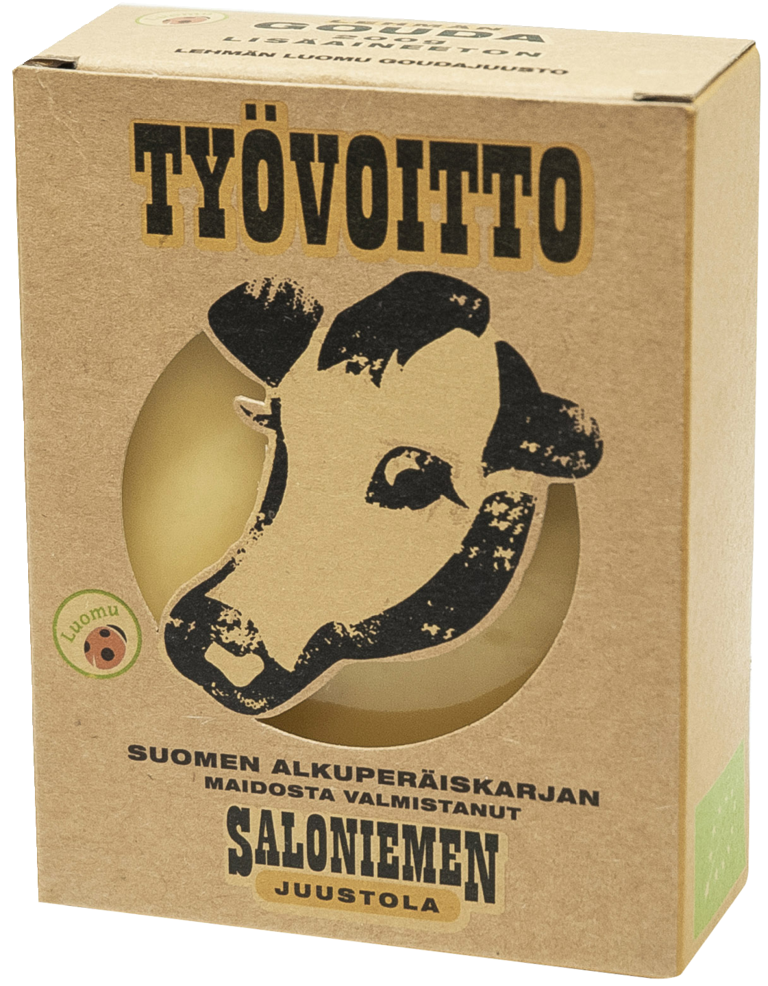 Työvoitto Saloniemen lehmän gouda 200g luomu