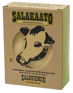 Salakaato Saloniemen salaattijuusto 200g valkosipuli  luomu