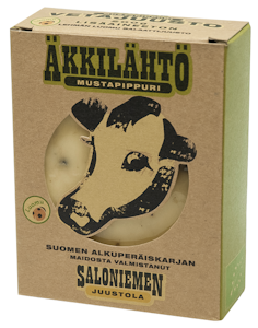 Äkkilähtö Saloniemen salaattijuusto 200g mustapippuri luomu