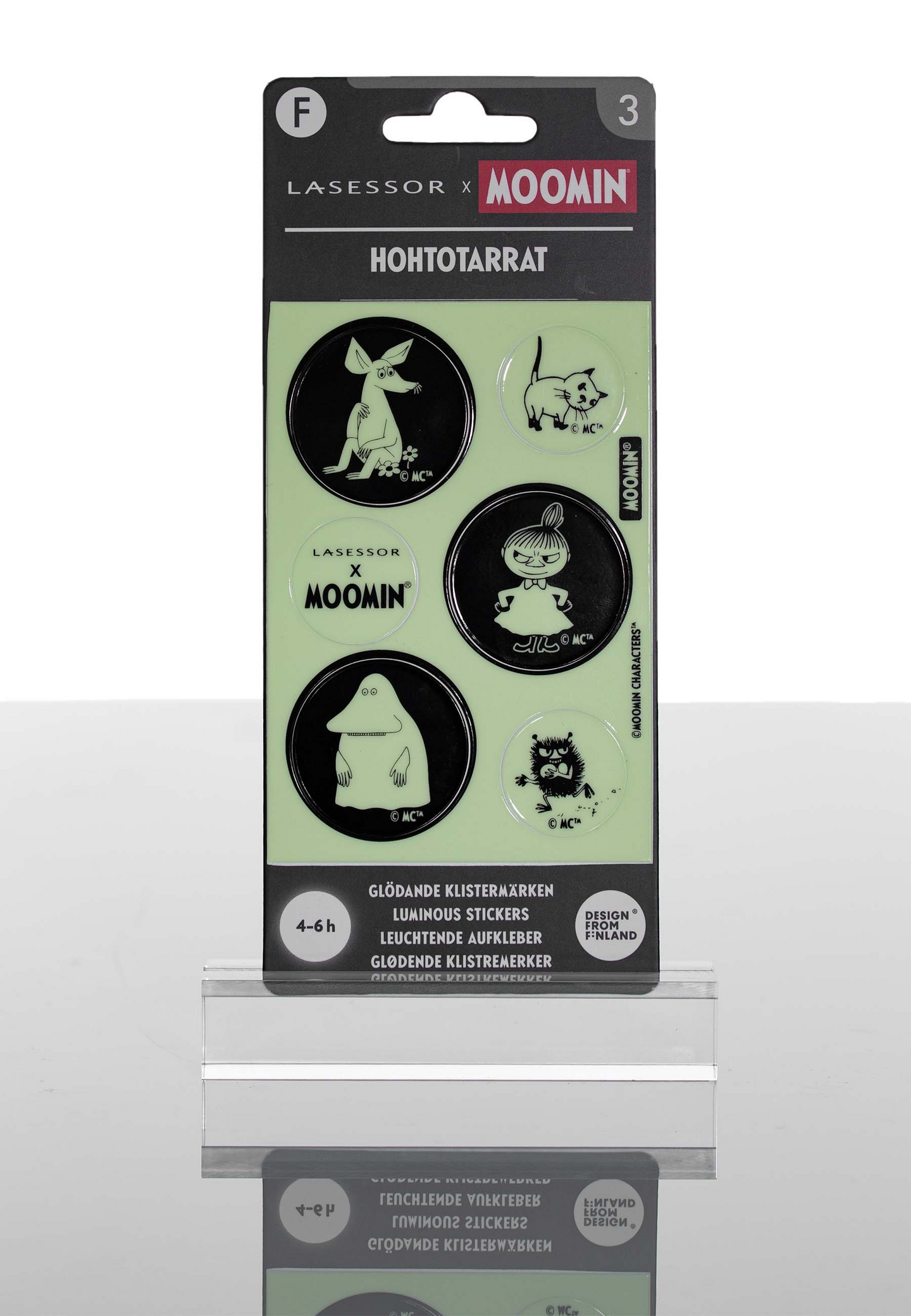 Lasessor X Moomin hohtotarrasetti Nipsu ja kumppanit