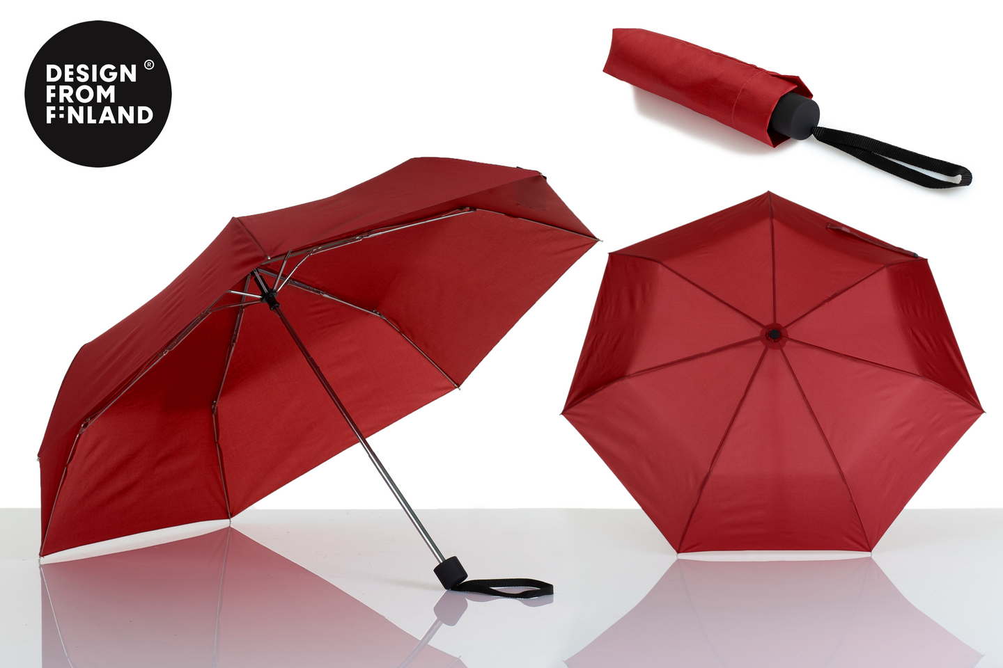 Lasessor Pisara sateenvarjo 8790 punainen