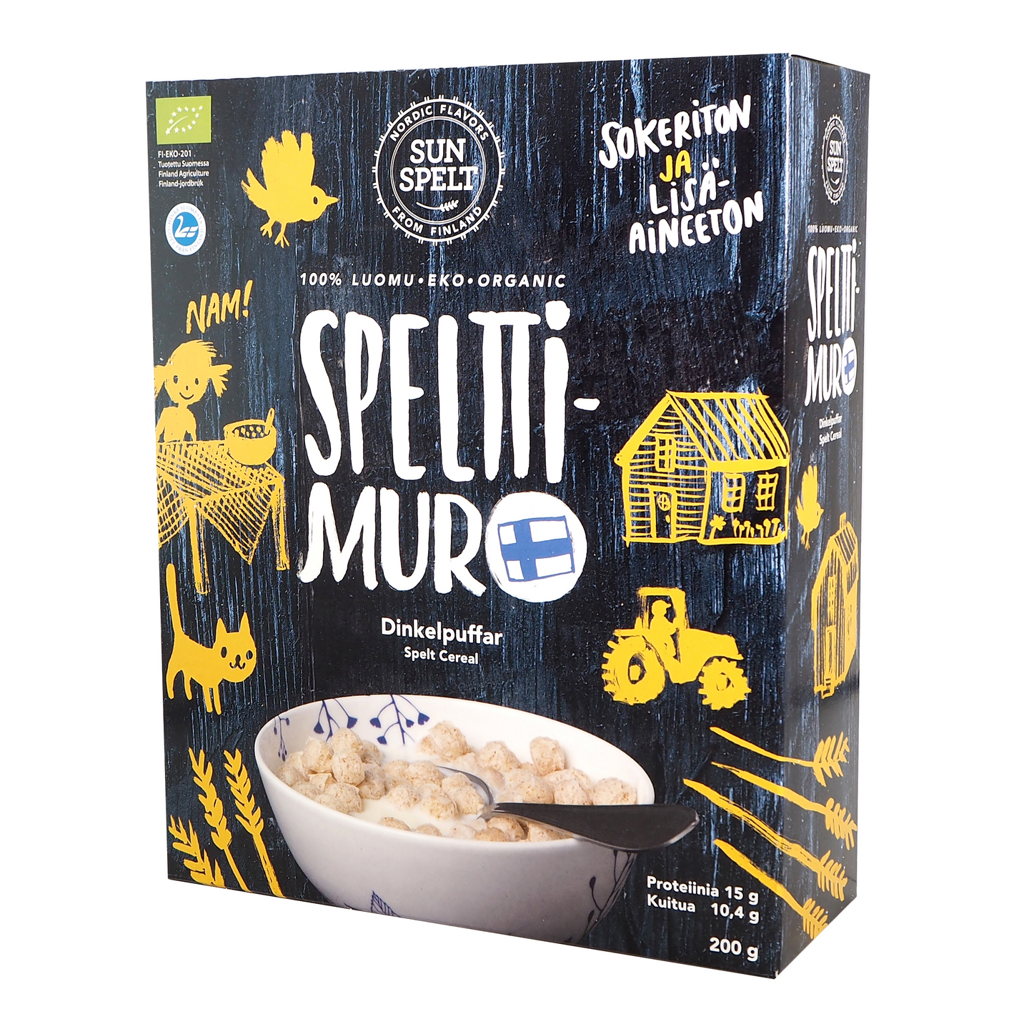 Sunspelt Luomu Spelttimuro 200g