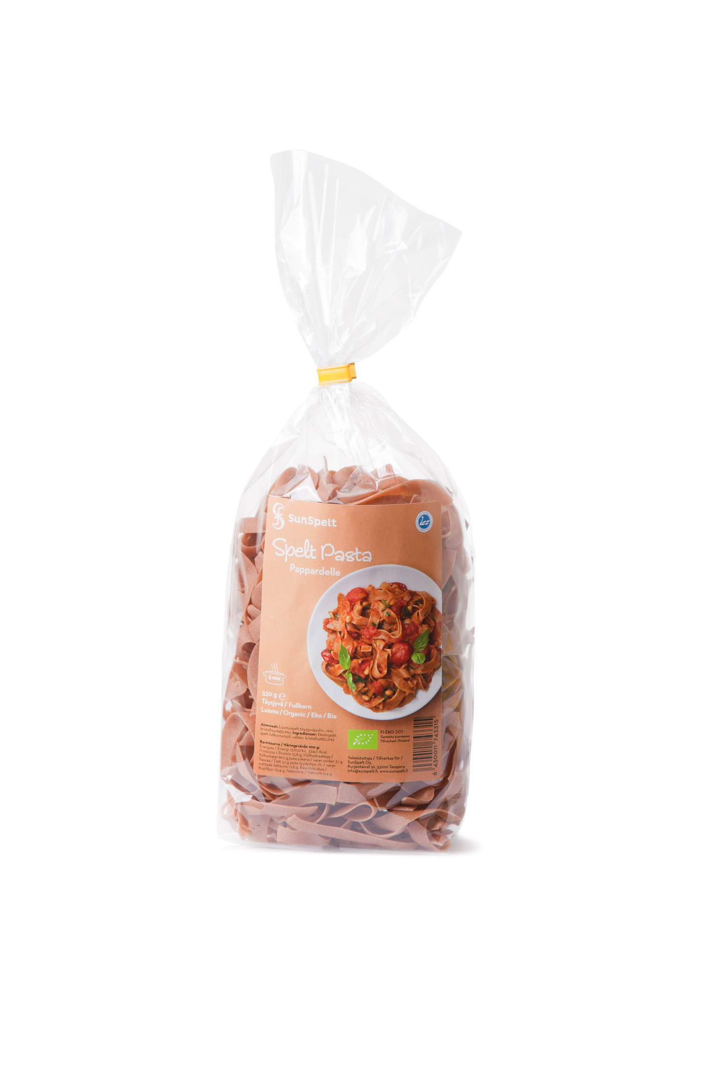 Sunspelt nauhamakaroni 330g luomu