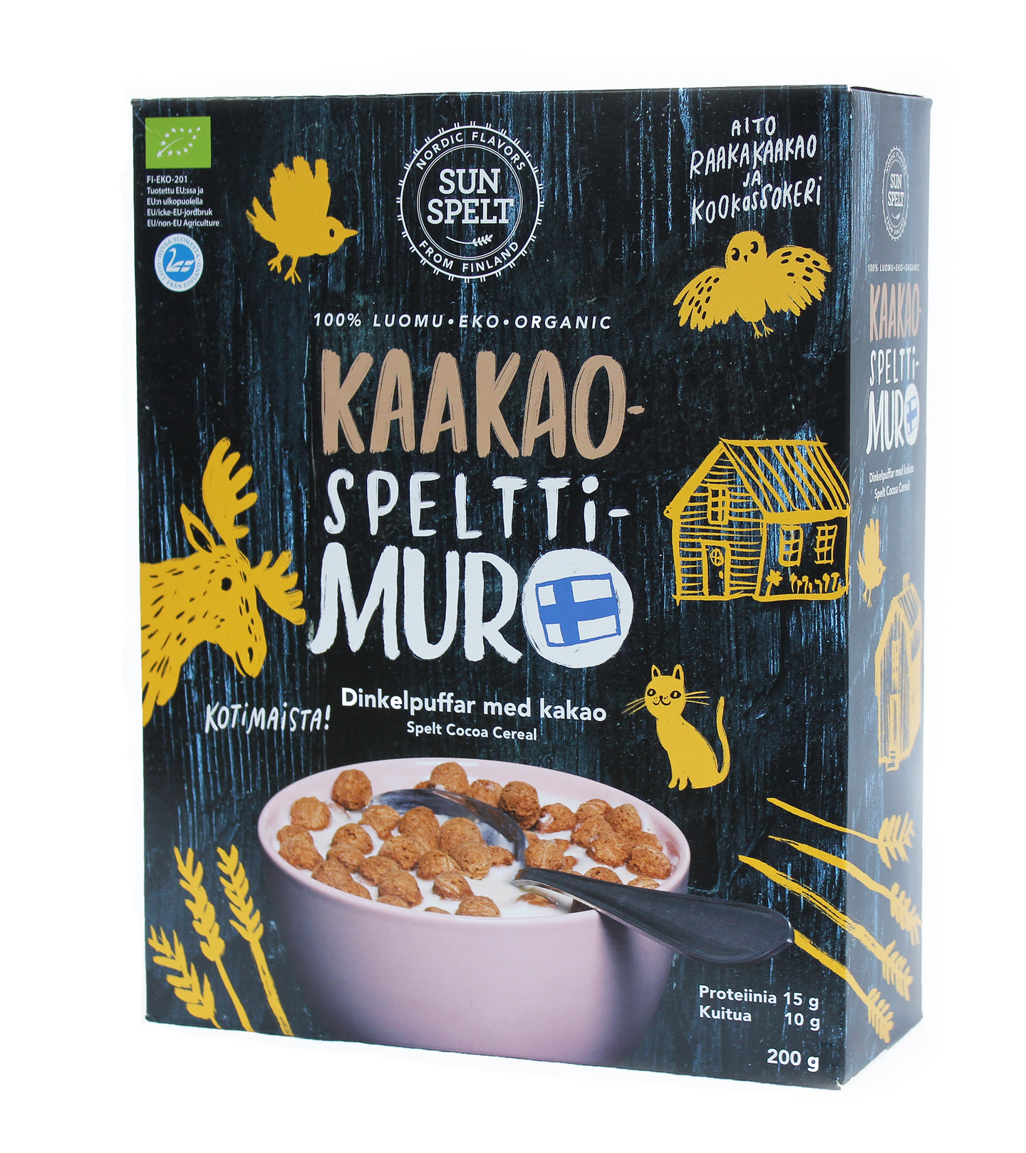 Sunspelt Luomu kaakaospelttimuro 200g