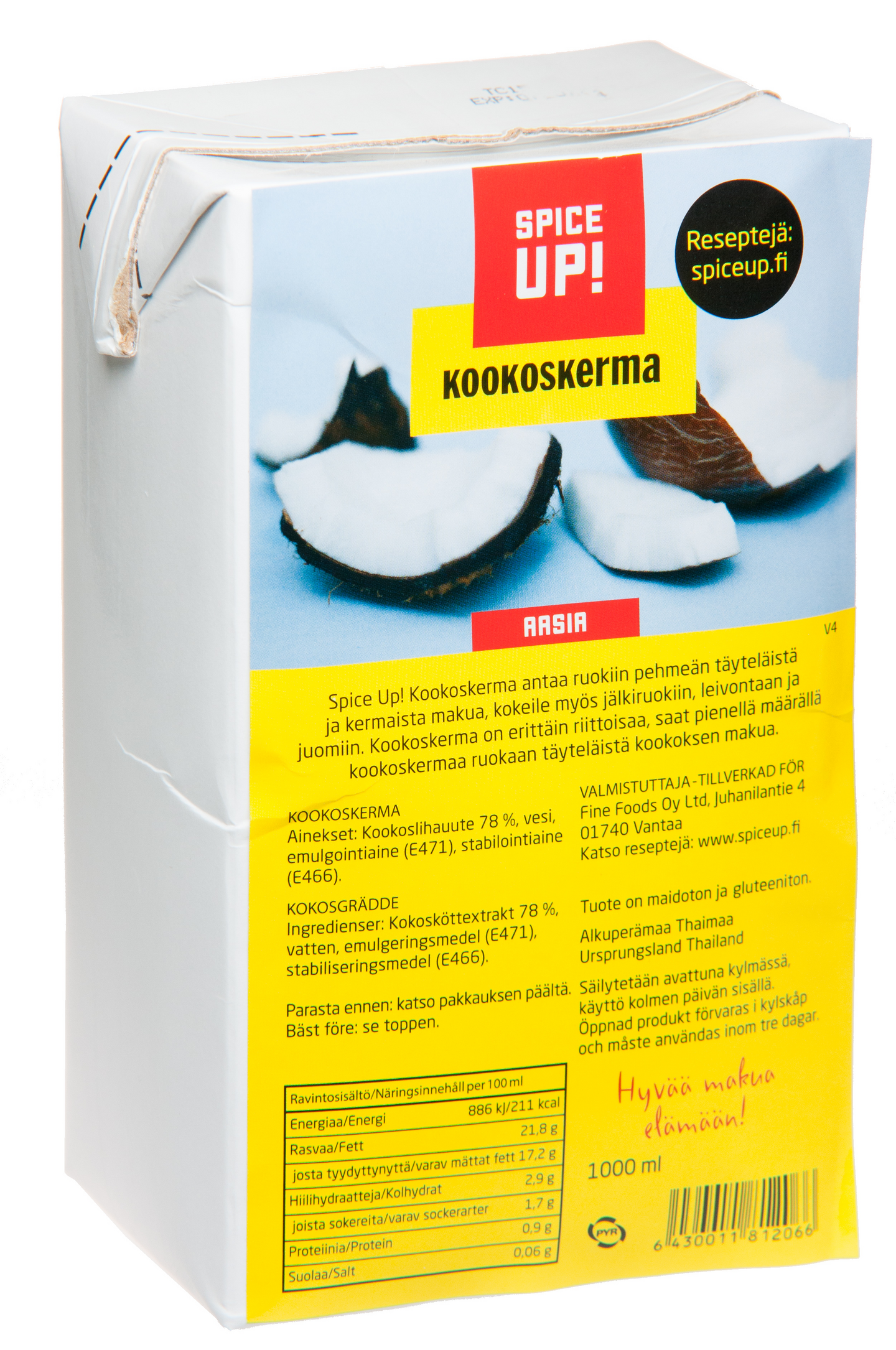 Spice Up! Kookoskerma 1000ml