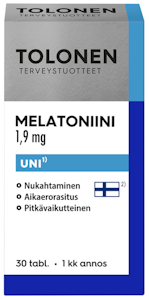 Tolonen Melatoniini 1,9mg 30tabl 8g