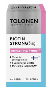 Tolonen Biotin 5mg Strong 30kaps 18g