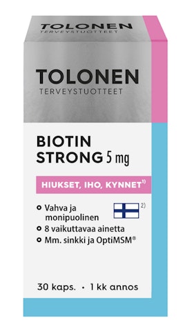 Tolonen Biotin 5mg Strong 30kaps 18g