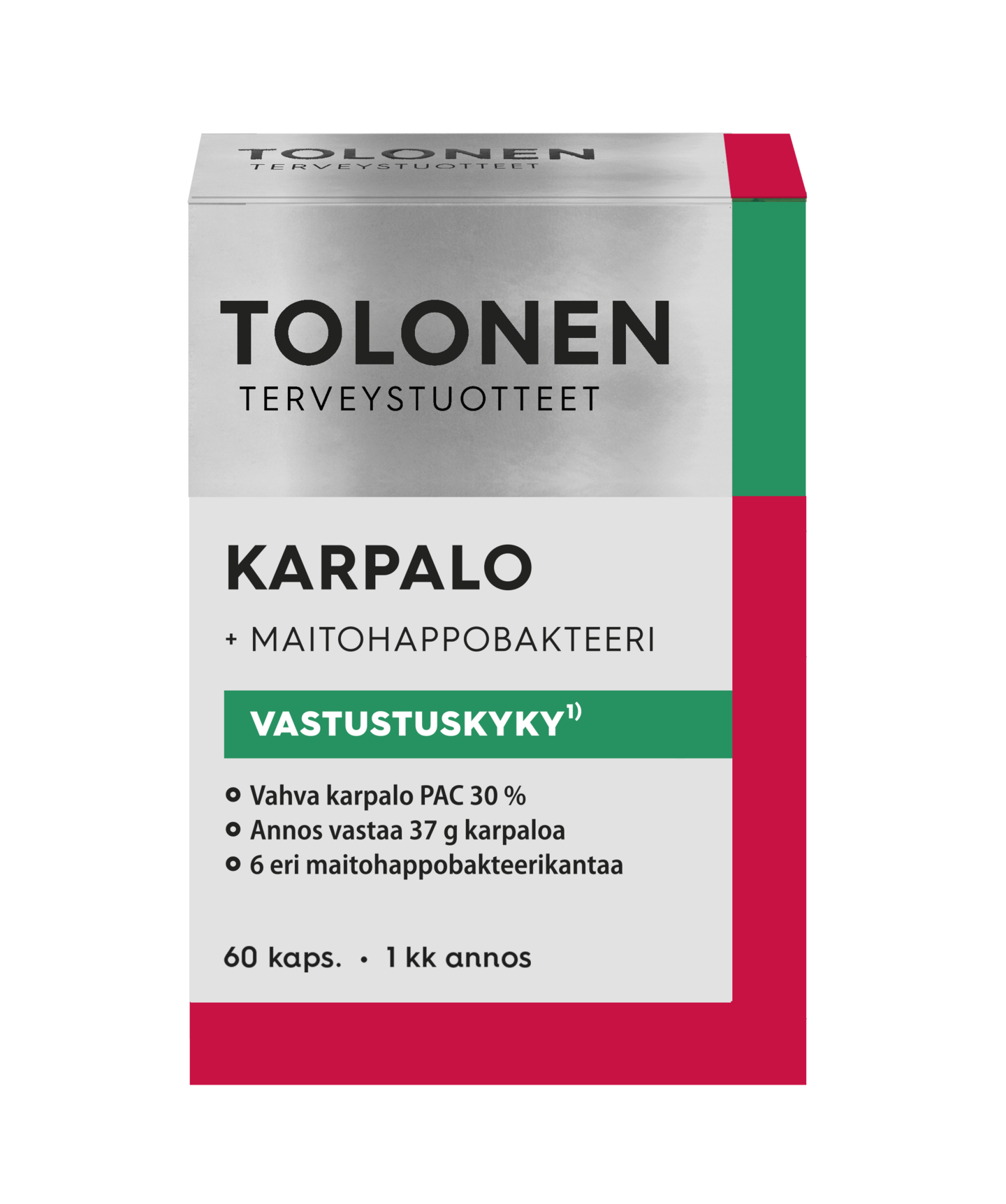 Tolonen Karpalo maitohappobakteeri 60kaps