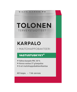 Tolonen Karpalo maitohappobakteeri 60kaps