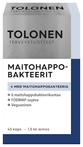 Tolonen maitohappobakteerit 4mrd 45 kaps 20g