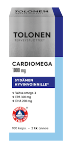 Tolonen Cardiomega 1000mg 100kaps 140g