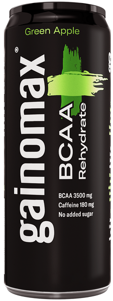 Gainomax BCAA Rehydrate Vihreä omena 330ml