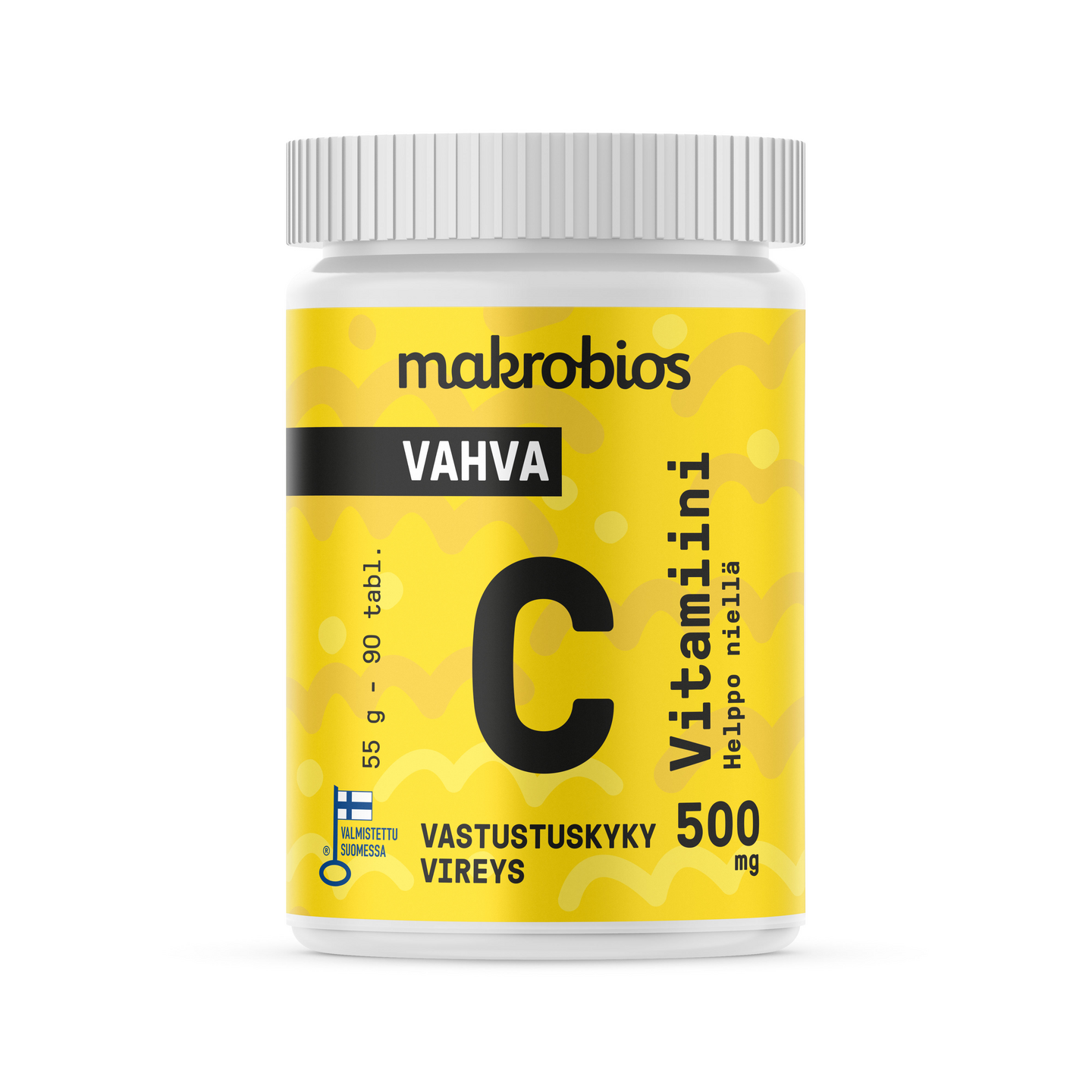 Makrobios C-vitamiini 500mg 90tabl 55g