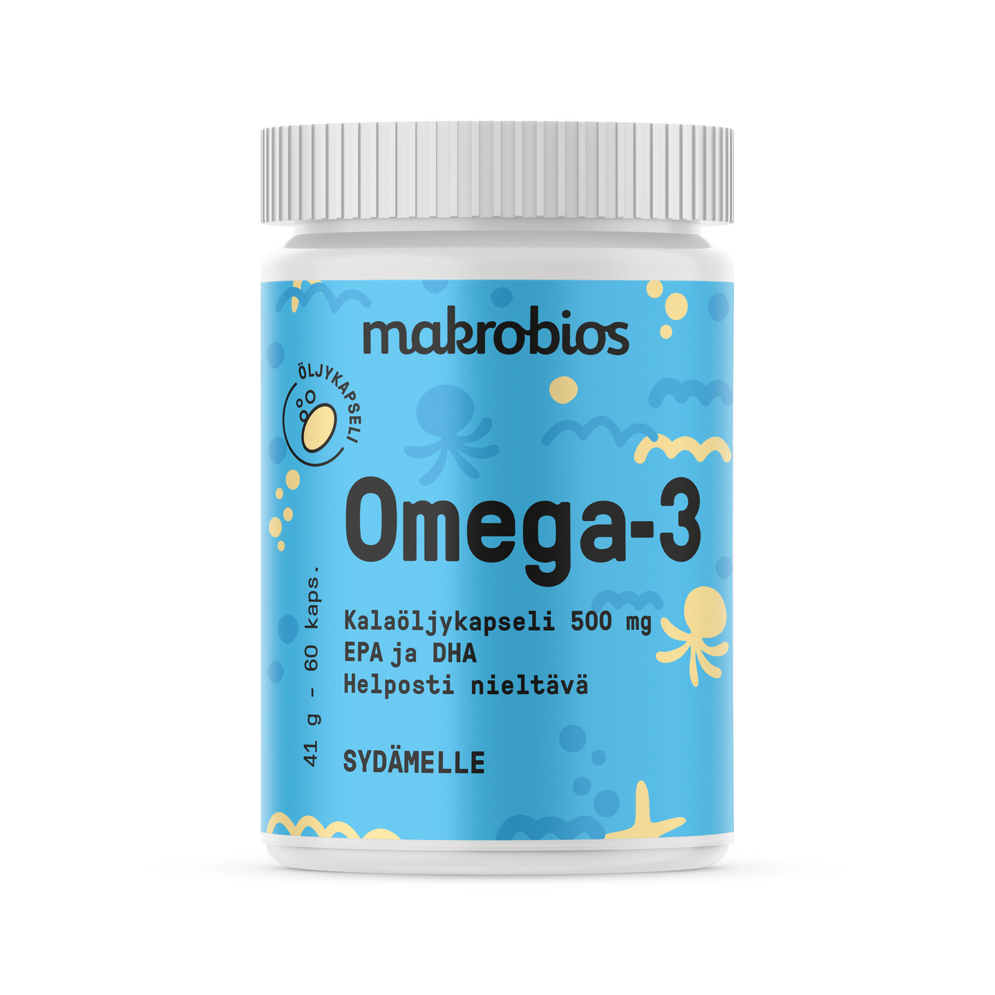 Makrobios Omega-3 60kaps 41g
