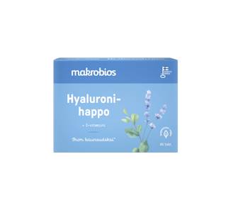 Makrobios Hyaluronihappo+C-vitamiini 23g 45tabl