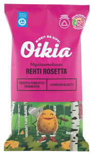 Oikia Rehti Rosetta perunalastut juusto ja punasipuli 250g