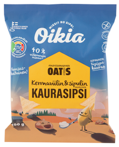 Oikia Oatis kauranaksu 150g kermaviili-sipuli