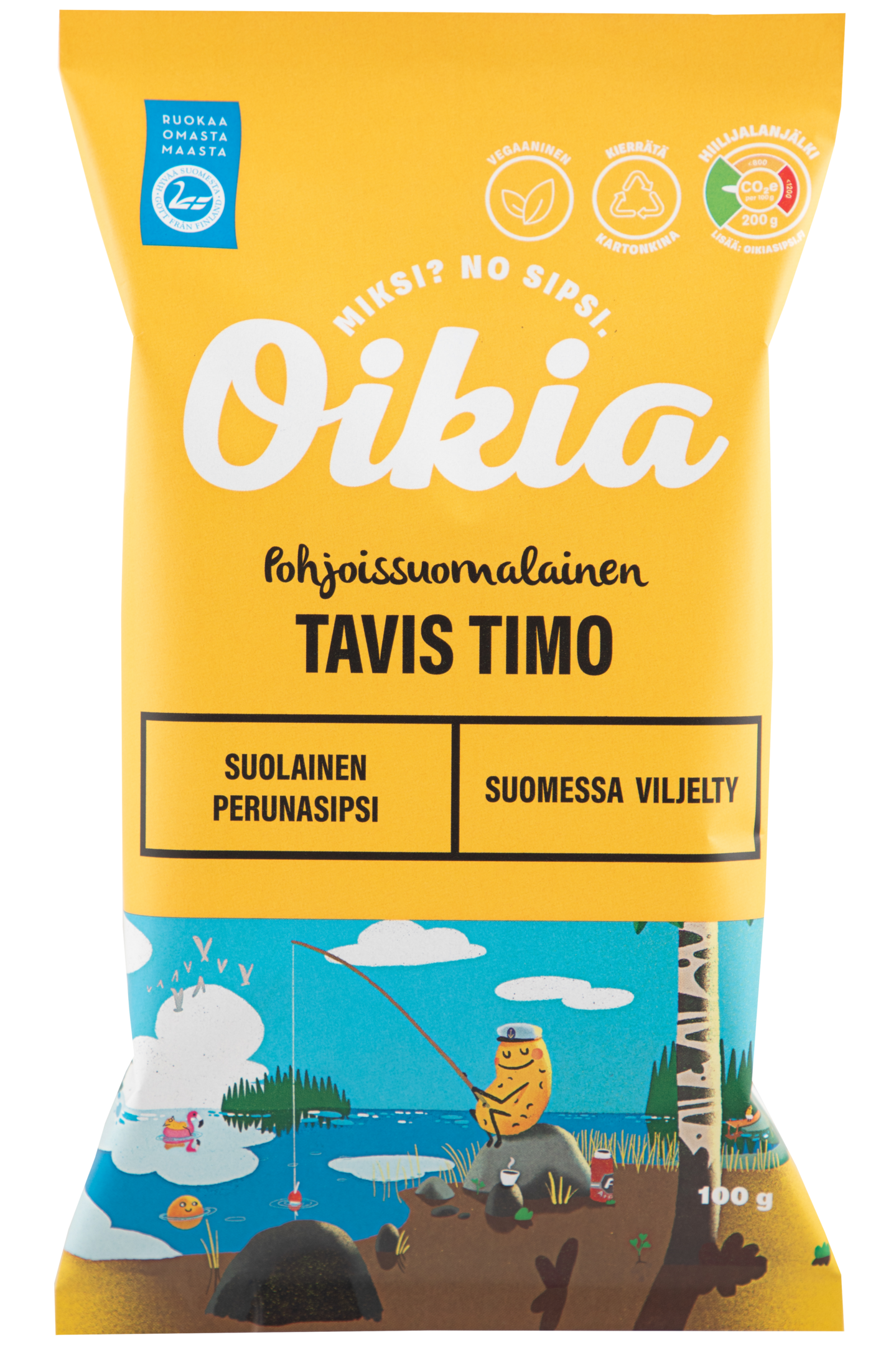 Oikia Tavis Timo Perunalastut suola 100g