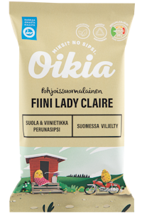 Oikia Fiini Claire suola viinietikka Perunalastut 100g