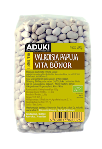 Aduki Luomu Valkoinen papu 500g