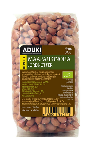 Aduki Maapähkinä 500g Luomu