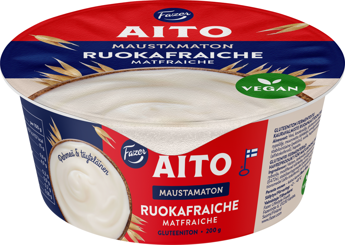 Fazer Aito ruokafraiche 200g maustamaton gluteeniton | K-Ruoka Verkkokauppa