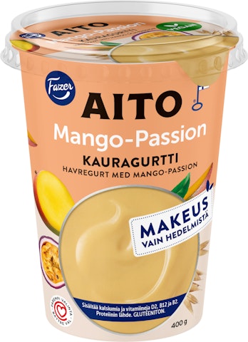Fazer Aito kauragurtti 400g mango-passion gluteeniton