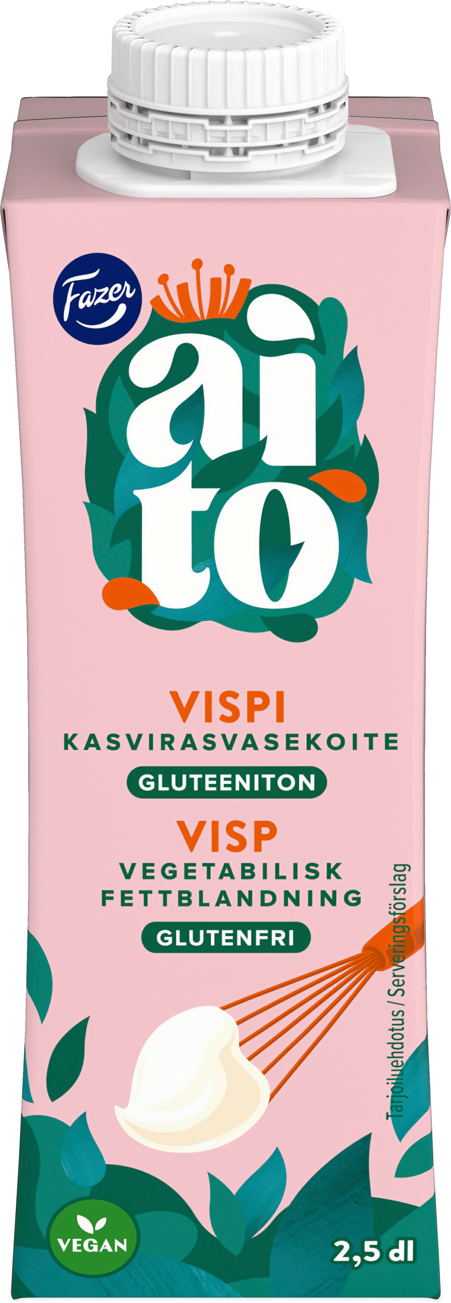 Fazer Aito Vispi vispautuva kauravalmiste 2,5dl gluteeniton