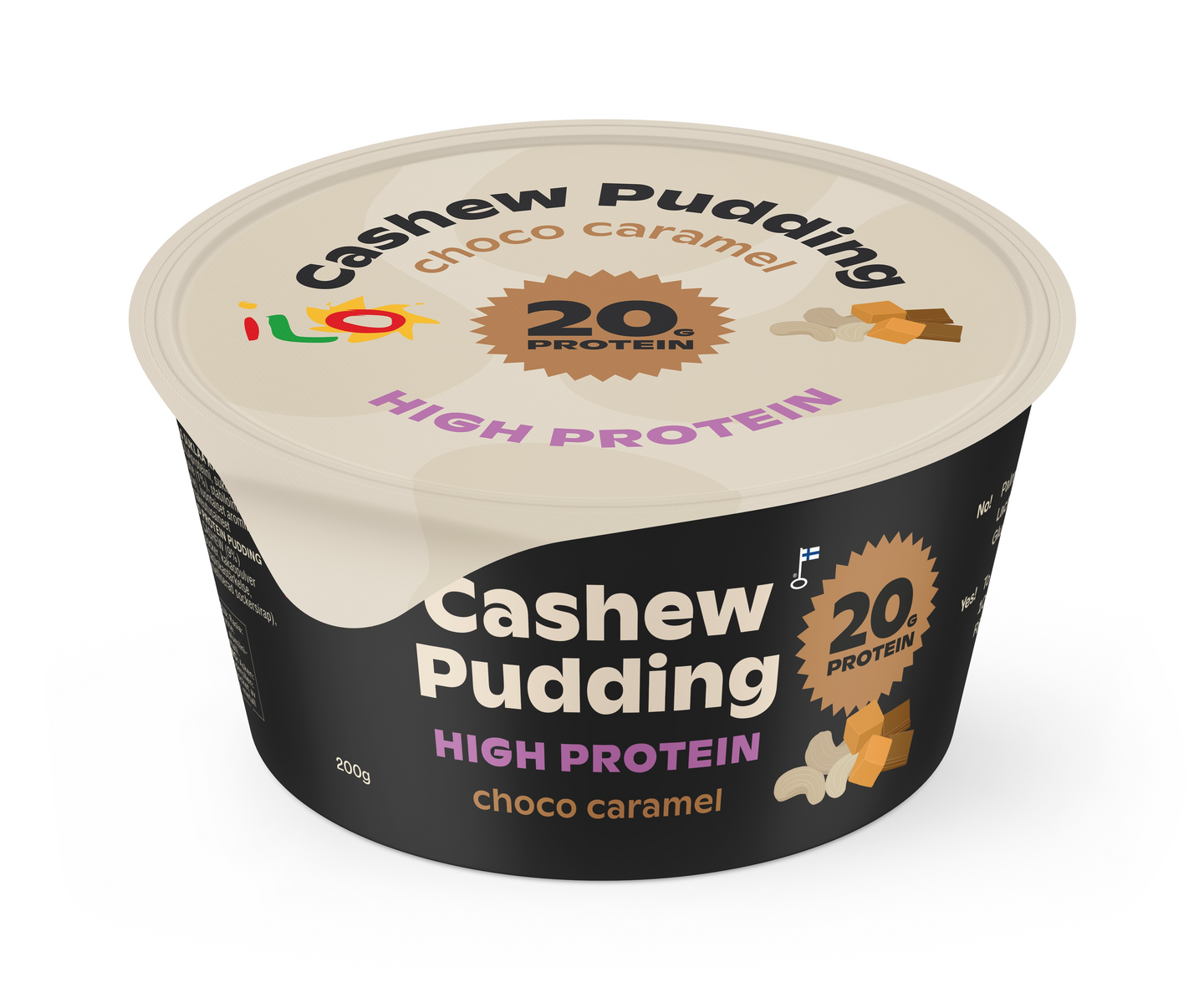 Ilo Cashew pudding high protein choco caramel 200g